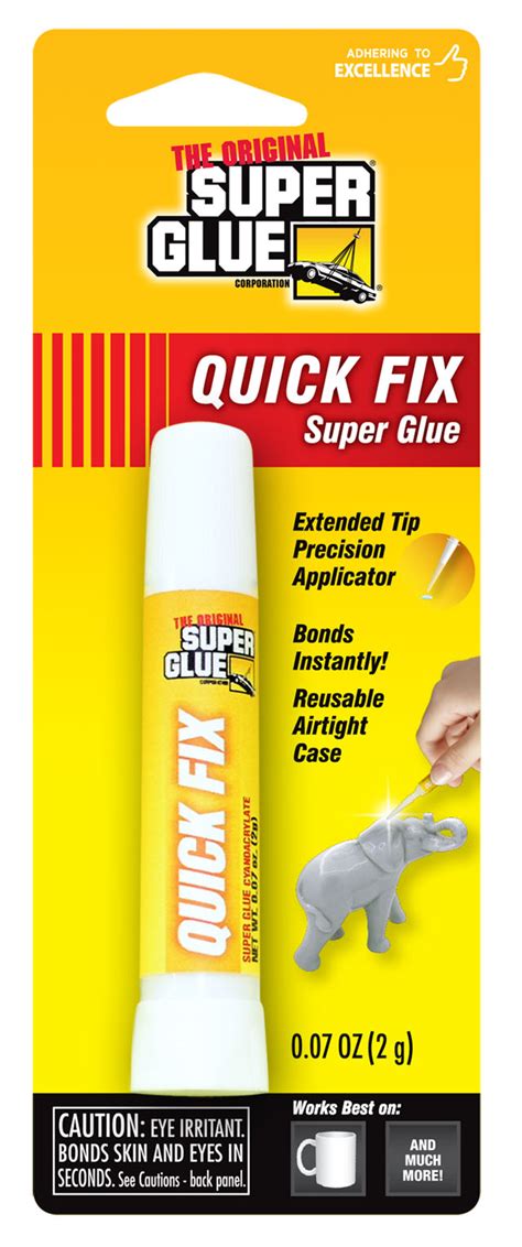 Is super glue a permanent fix?